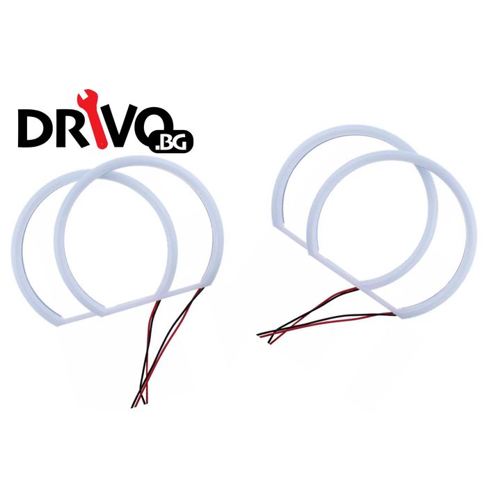 Гаранция! Изключително Мощни Cotton LED Angel Eyes за BMW E46