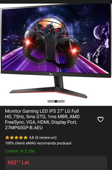 Vand MONITOR+PC preț bun