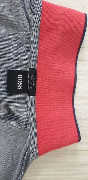 Hugo Boss Paule 4 Pique Pima Cotton Slim Fit  M ОРИГИНАЛНА Тениска!