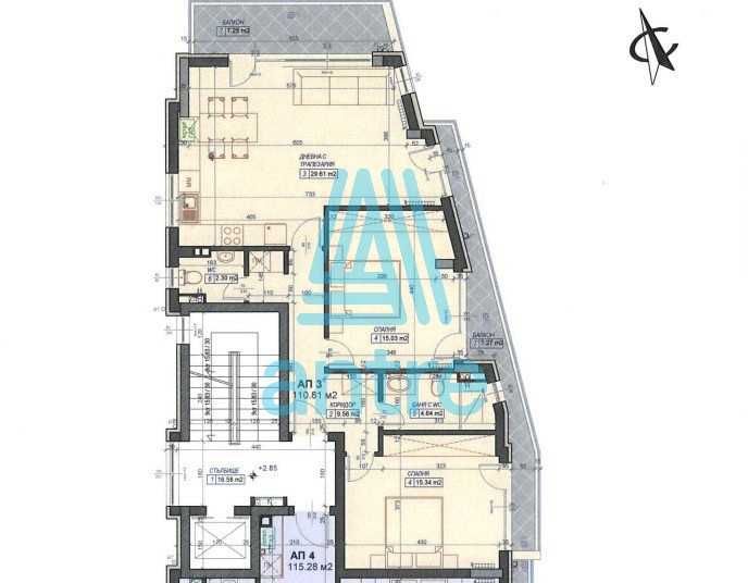 Продава се Тристаен апартамент в София, Павлово - 125 кв.м за 1920 €/кв.м - Снимка #9