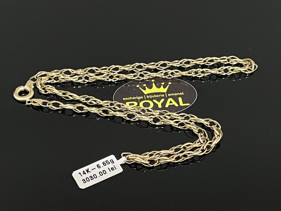 Bijuteria Royal CB : Lant aur 14k 585  6,65 gr