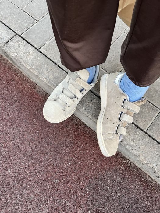 Кроссовки Stan Smith кожа замша
