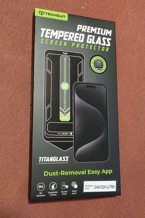 Folie Ultra Hybrid Samsung S24 Ultra,versiune Titan Glass!