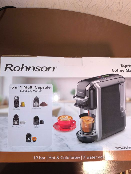 Нова Еспресо машина Rohnson 5 в 1