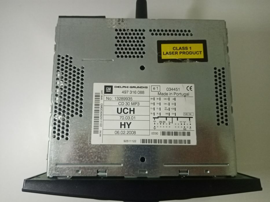 Casetofon Grundig GM, Opel Zafira B, Astra.