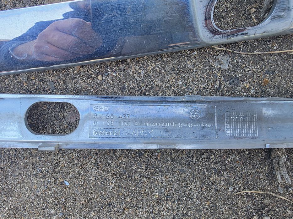 Накладки на бампер БМВ Е38