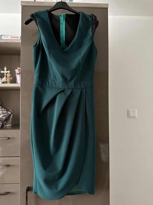 Rochie verde de zi