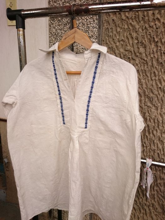 Автентична кенарена риза част от народна носия Нова