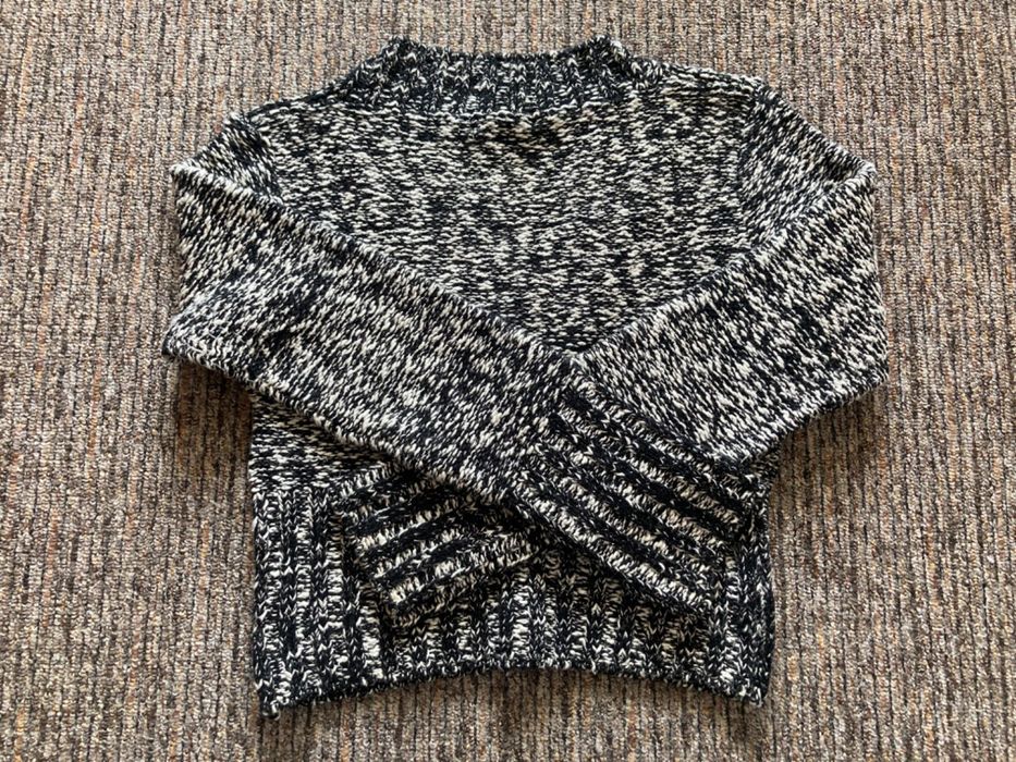 Pulover tricotat gros si scurt, marimea S