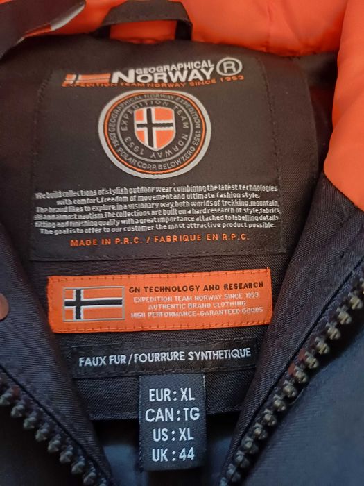 Geaca Geographical Norway XL