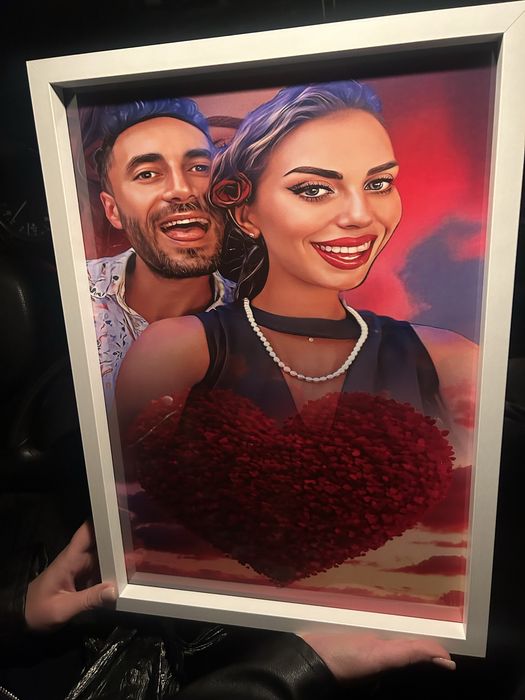 Дигитални портрети идеялният подарък за Свети Валентин