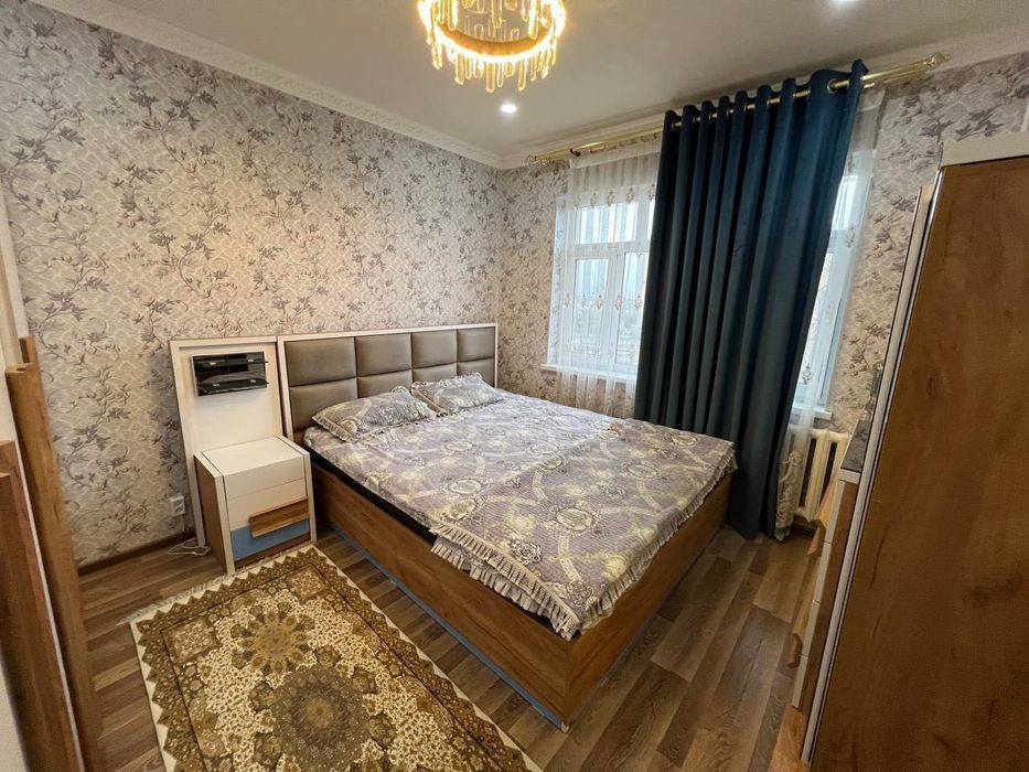 Сдается 3х комнатная квартира
С обстановкой ЛЮКС
В горде Алмалыке