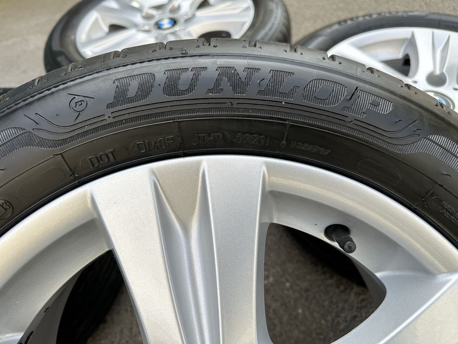 Roti originale bmw seria 1 e87 cu anvelope NOI de vara 205/55/16