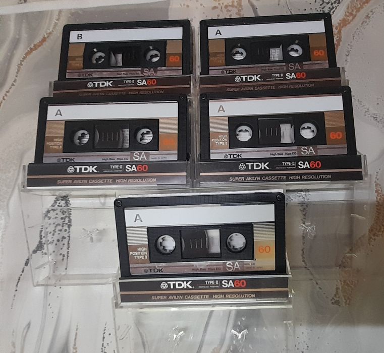 Аудио касети TDK SA /Gold  / 60 мин.-  Хром