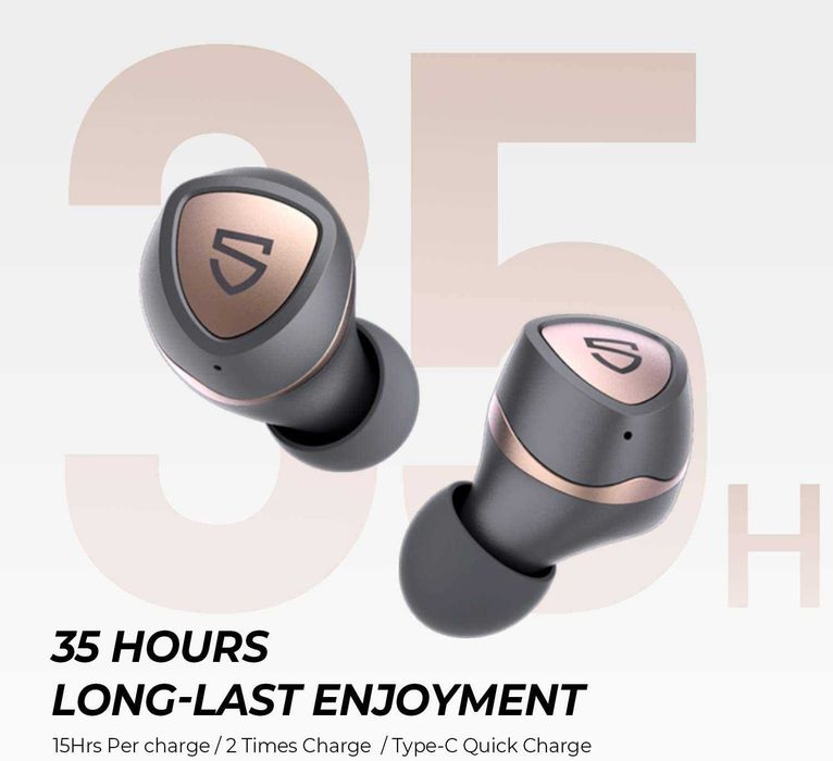SoundPEATS Sonic TrueDot Wireless Earbuds-безжични слушалки-сив цвят