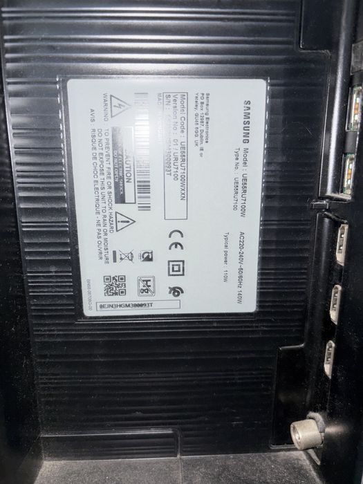 Tv Samsung 58 inch spart