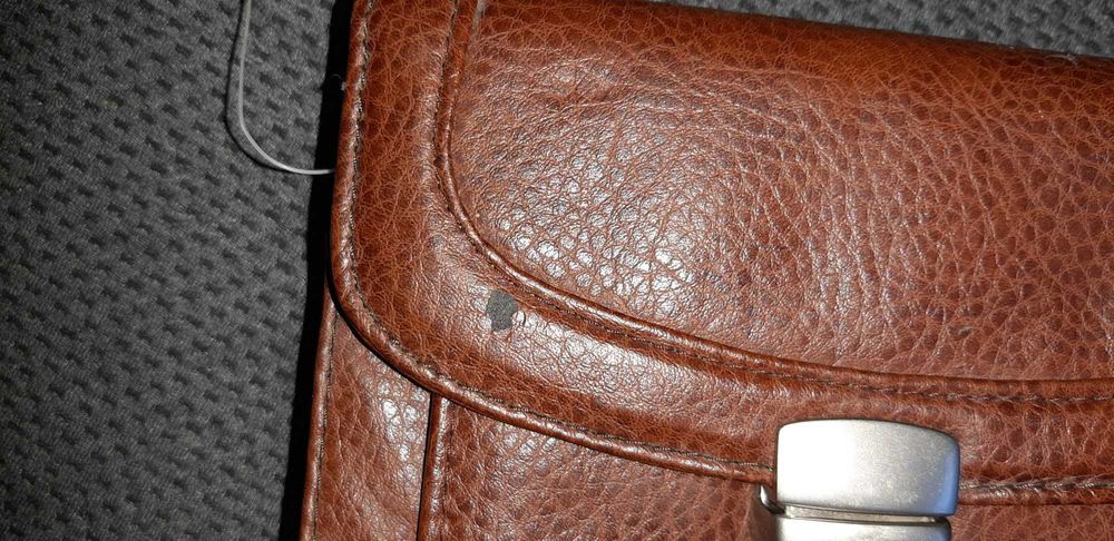 Ретро мъжка кожена чантичка