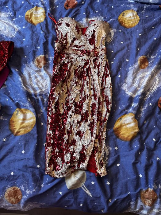 Rochie paiete 3/4 bby