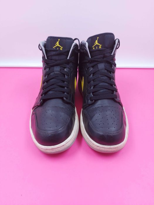 Air Jordan 1 Mid Yelow номер 46 Оригинални мъжки кецове