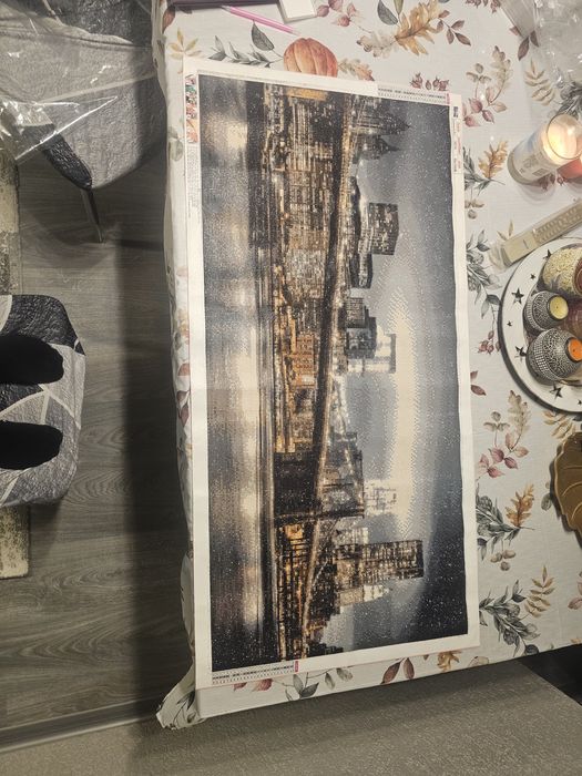 Диамантен гоблен с кръгли диаманчета