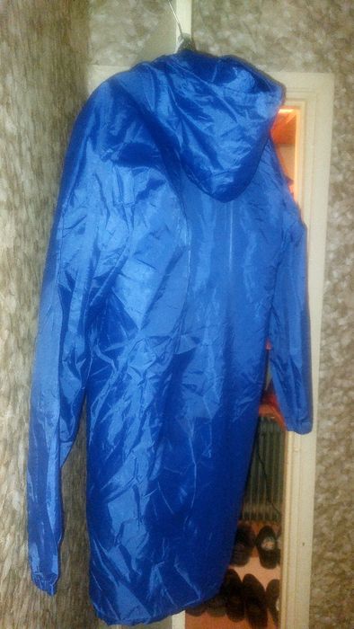 Плащь дождевик синий