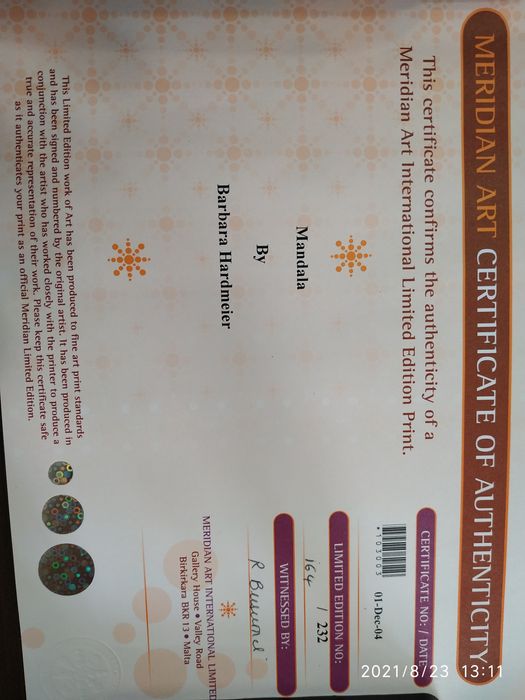 Картина оригинальная Mandala