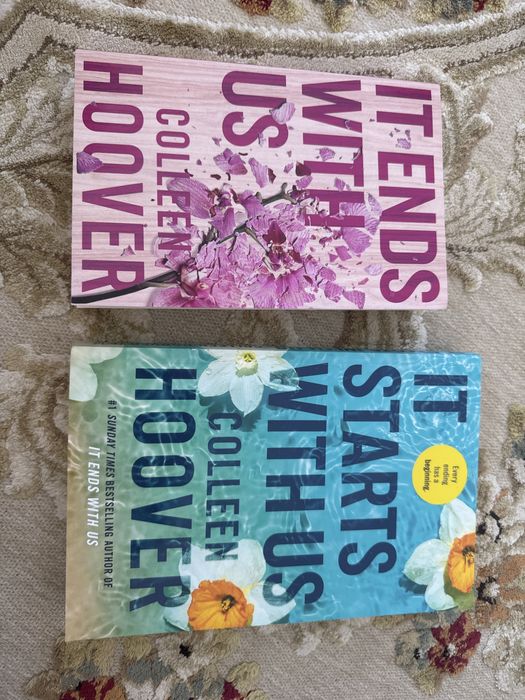 “It Ends With Us” “It starts with Us” книги на английском