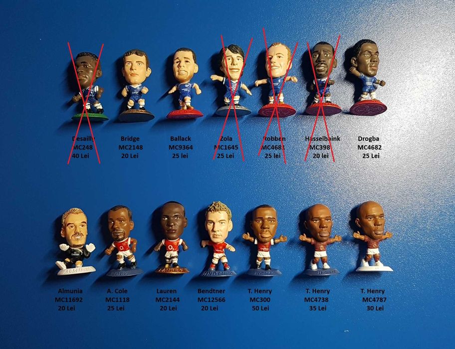 Figurine fotbalisti Corinthian si SoccerStarz