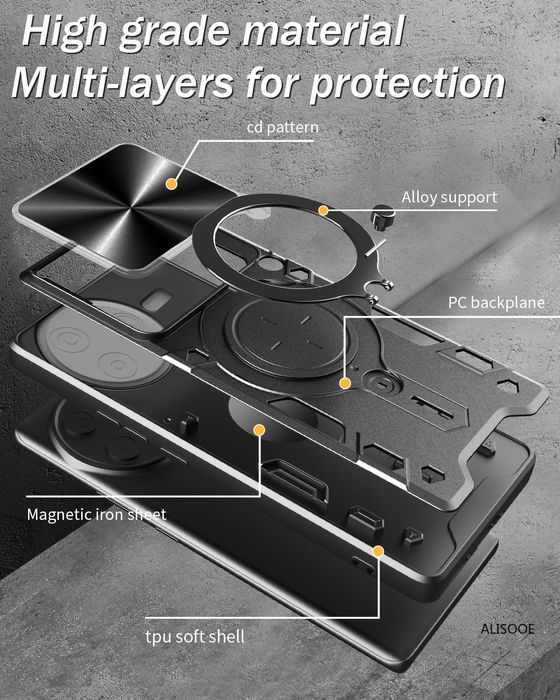 Motorola Edge 70 / 60 / 60 Fusion / 60 Pro / GIANT RING Удароустойчив кейс с пръстен