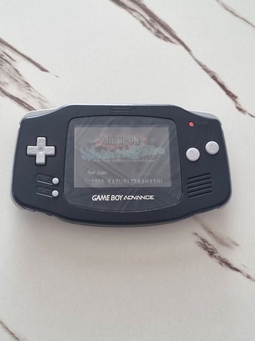 Nintendo Game Boy Advanced GBA + joc Yu-Gi-Oh! Original, functional+carcasa joc