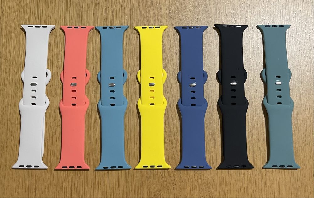 Силиконови и кожени каишки 22 мм и 20 мм и 18 мм , Apple watch
