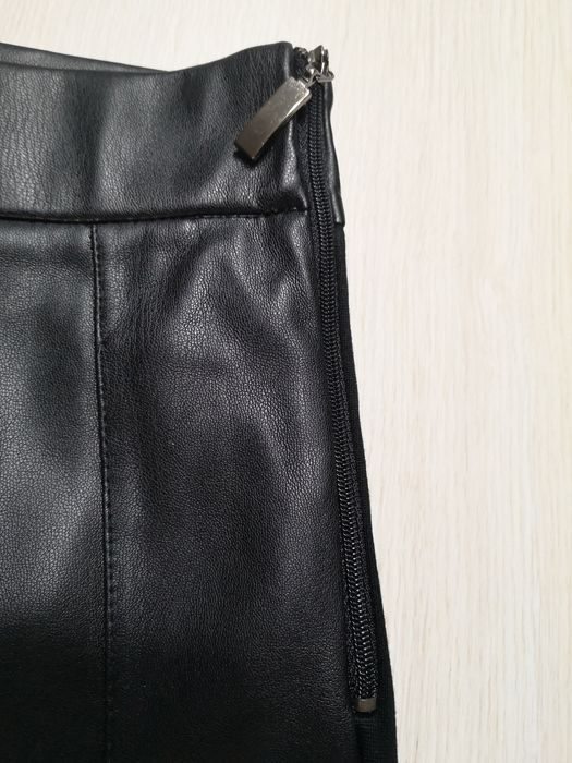 Colanți imitație piele