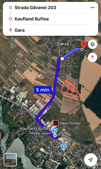 Teren Buftea Darza loturi 400 mp