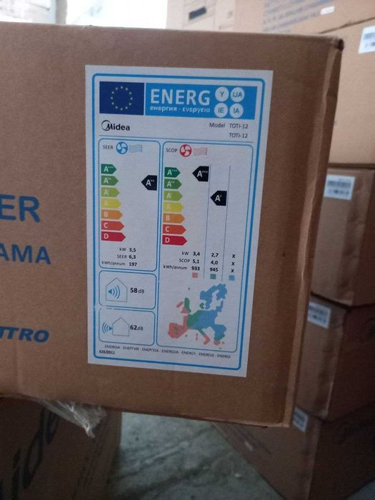 Канальный кондиционер Midea модель Toti 12 000 Btu Inverter + Доставка