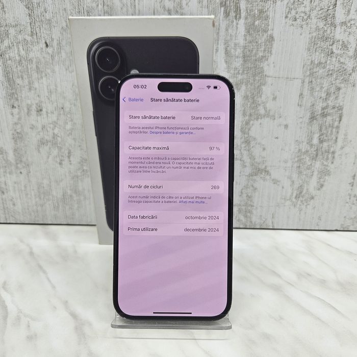 IPhone 16 128GB Black Zeus Amanet Vitan 2512