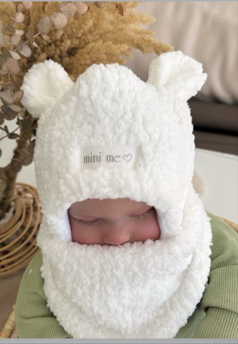 Комбинезон весна-осень, снуд, шапочка MiniMe 3-6 мес