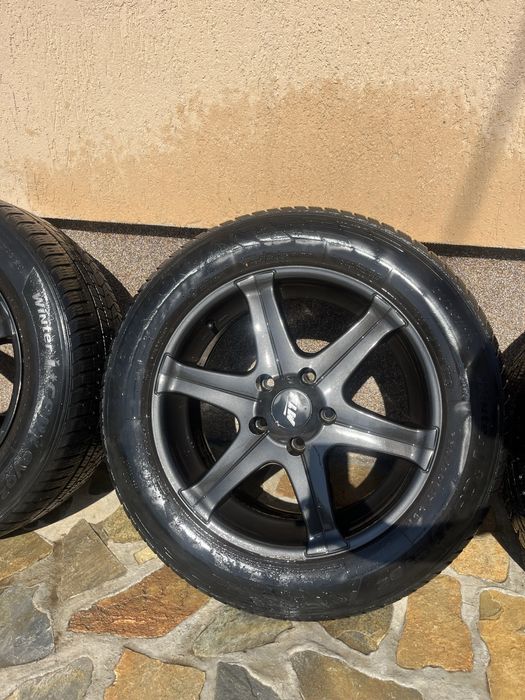 Set 4 jante PLW R17~dotate cu anvelope Hankook