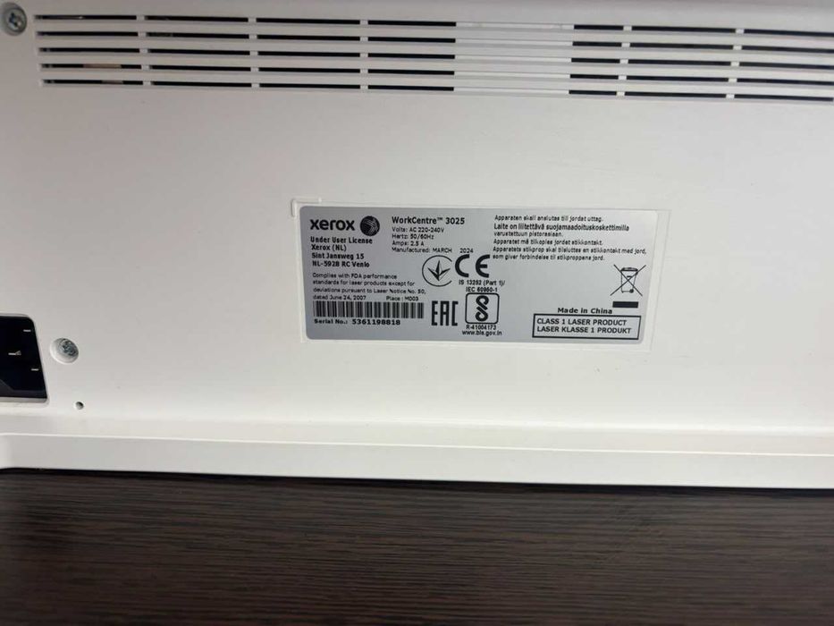 Принтер Xerox WorkCentre 3025, МФУ 3 в 1