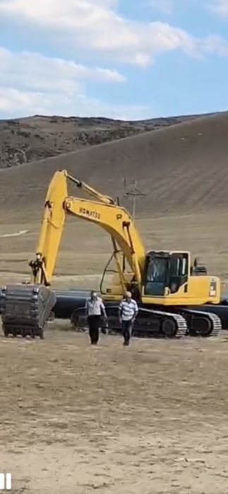 Услуги гусеничного экскаватора