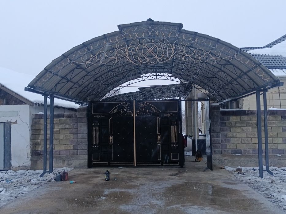 Навес арка перила