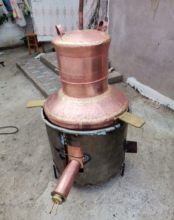 Vindem cazane de țuică 150 litre fund 4mm paret 2mm capac 1mm