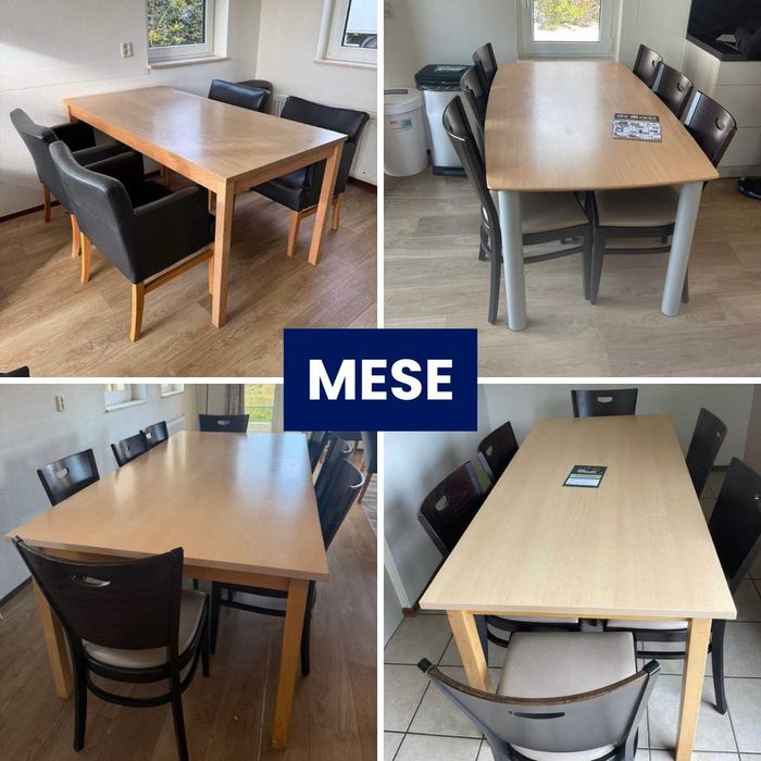 Mese dining din lemn, PAL, metal, diverse dimensiuni