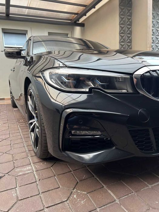 Extensii Prelungiri Bara Fata M BMW G20 G21, Lip Splitere Negru Lucios