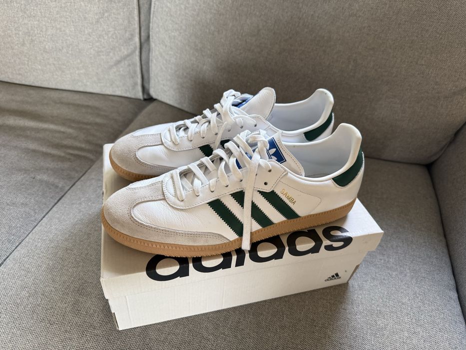 Adidas Samba Alb/Verde