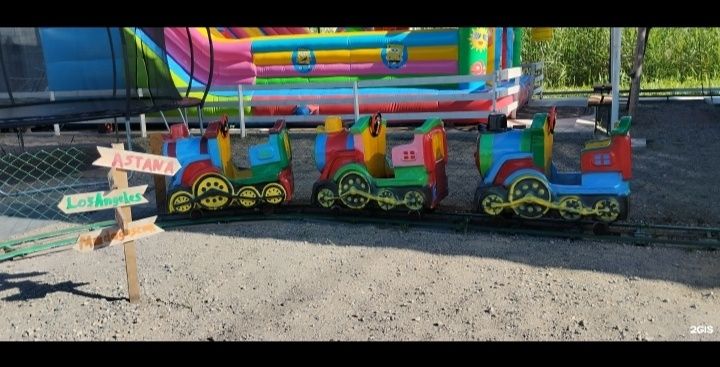 Батут, паровозик, аттракцион, тир, т.б.