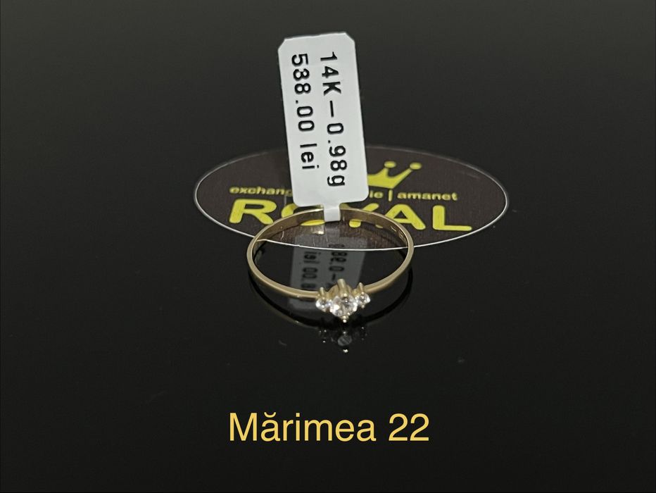 Bijuteria Royal CB : Inel dama aur nou 14k 0,98gr