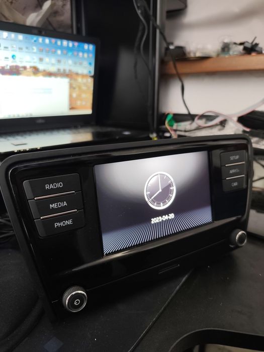 Radio Original Skoda Octavia 3 FL MIB2 SmartLink Android Auto Apple CarPlay Bluetooth 5E0035871D