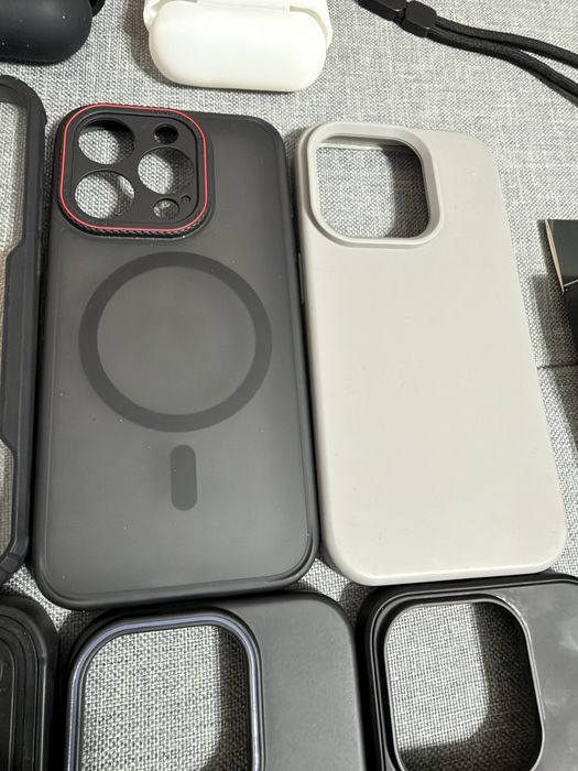 Pachet Huse si accesori iphone 15 pro + huse airpods pro 2