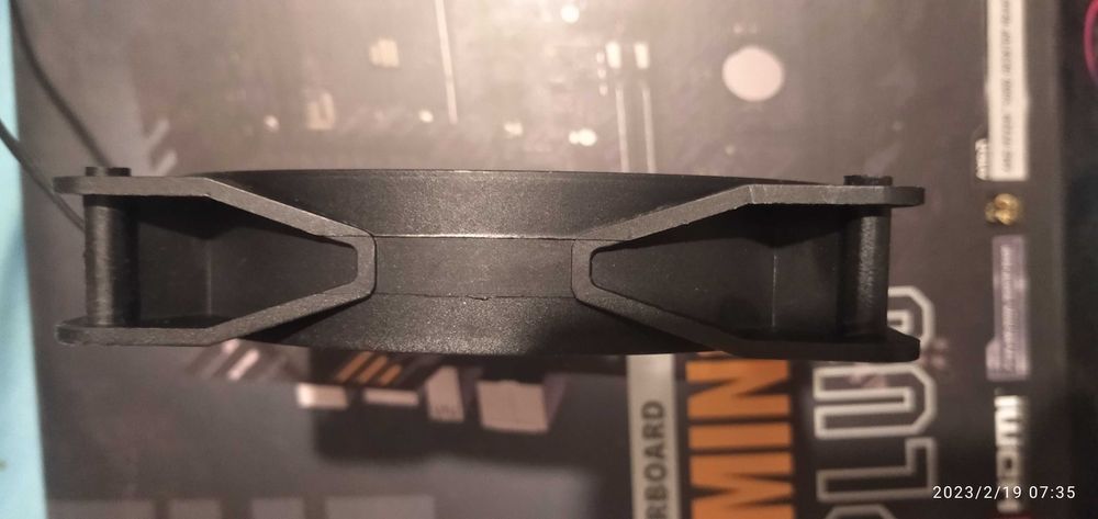 Ventilator Cooler - nou - carcasa PC  120 x 120 verde - rosu