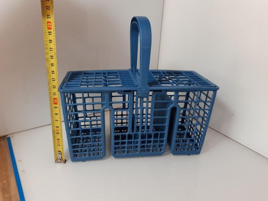 Cos tacamuri masina de spalat vase, plastic, culoare albastru, nou